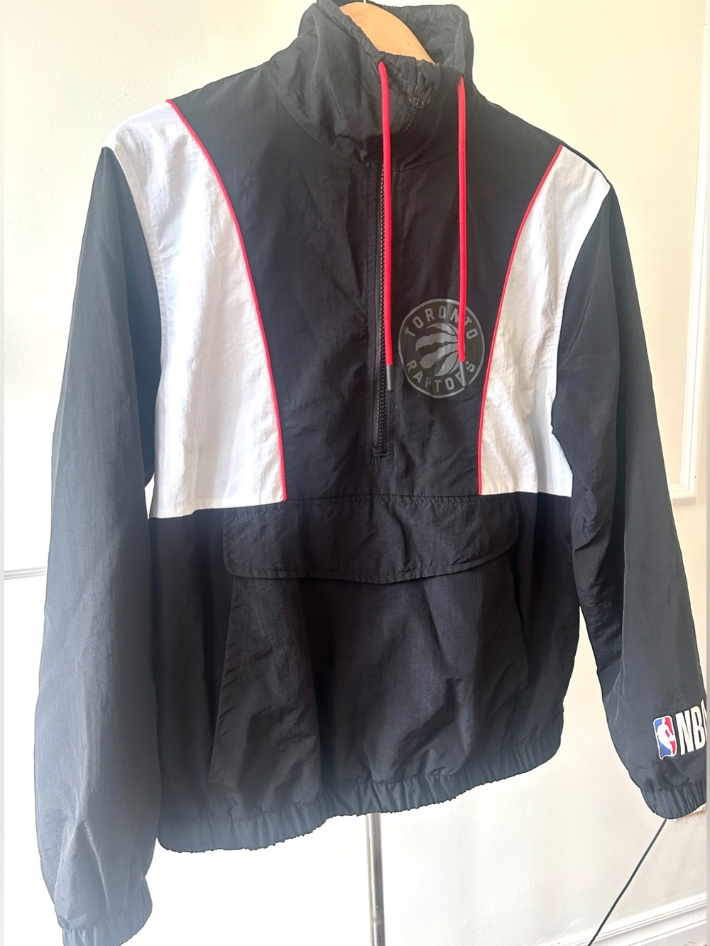 NBA Toronto Raptors 1/2 Zip Windbreaker Jacket • Youth Medium